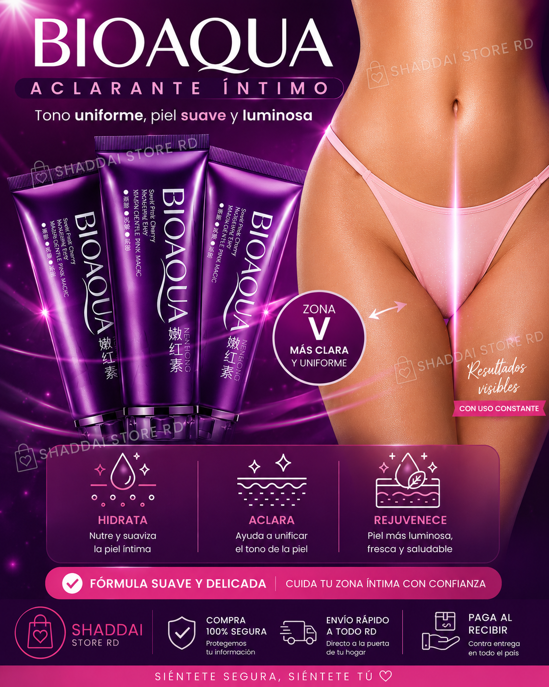 BIOAQUA Aclarante Íntimo
